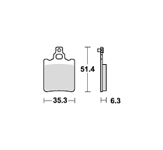 Placute frana - Placute frana TRW Lucas MCB552