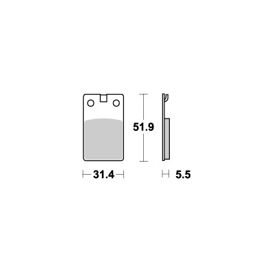 Placute frana - Placute frana TRW Lucas MCB564