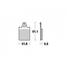 Placute frana - Placute frana TRW Lucas MCB651