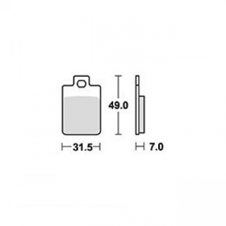 Placute frana - Placute frana TRW Lucas MCB688