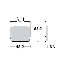 Placute frana - Placute frana TRW Lucas MCB701