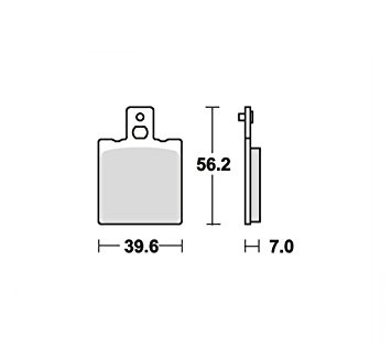 Placute frana - Placute frana TRW Lucas MCB75