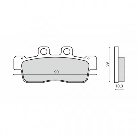 Placute frana - Placute frana Yamaha Nxc Cygnus 125cc