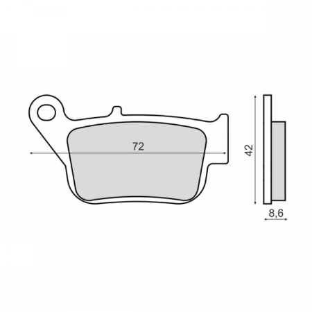 Placute frana - Placute frana Yamaha Yp R 250 X-Max