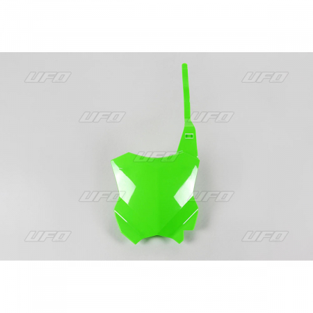 Suspensie Cadru - Plastic numar fata Kawasaki KXF450/16-18=KXF250/17-18,verde fluorescent