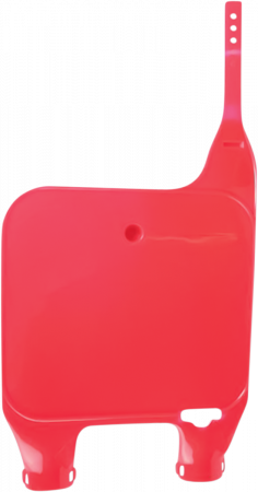 Plastic numar - Plastic numar Honda fata, culoare rosu