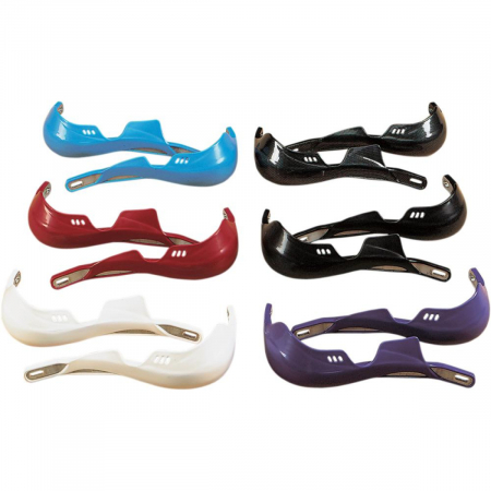 Suspensie Cadru - Protectii maini cu inserctie de aluminiu Emgo culoare alb