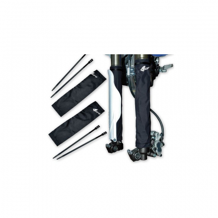 Suspensie Cadru - Protectii telescoape fata, negre, material textil