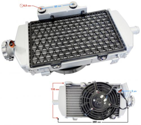 MOTOR - Radiator VOGE 300 Rally