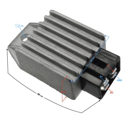 Releu incarcare - Releu incarcare scuter 4T, 4 pini