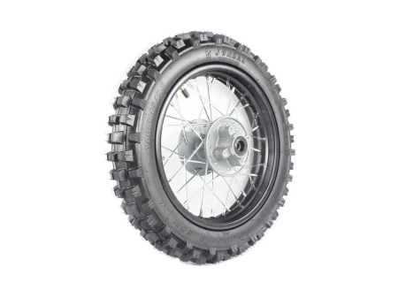 Roti & Accesorii - Roata completa cross 125cc, dimensiuni 80/100-12", culoare negru