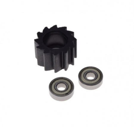 Transmisie - Rola plastic ghidaj lant motocross + rulmenti