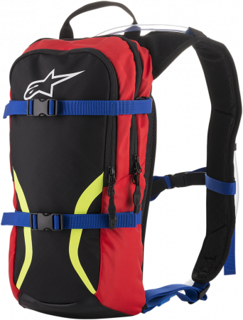 Rucsacuri & Genti - Rucsac Alpinestars Iguana Hidratare culoare Negru/Albastru/Rosu/Galben marime OS