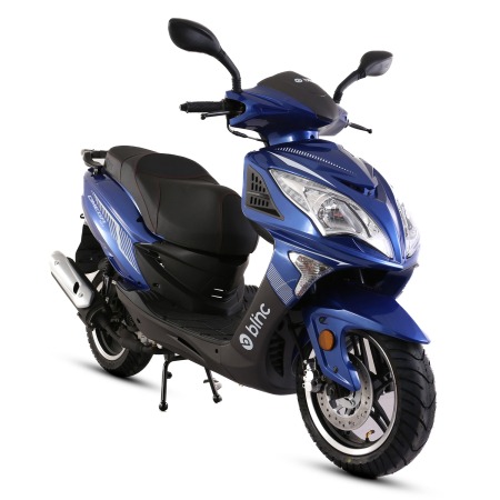 MOTOCICLETE & ATV - Scuter Blinc Omega 50cc, culoare negru/albastru
