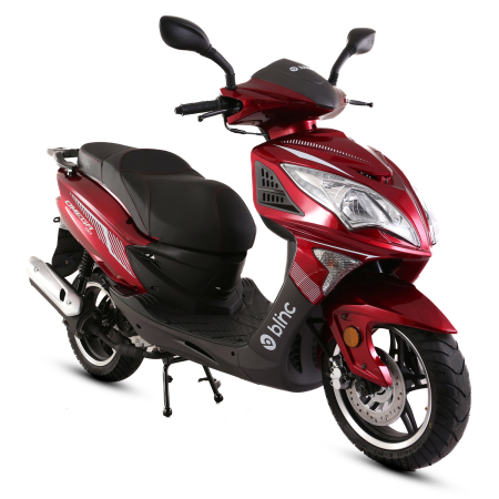 MOTOCICLETE & ATV - Scuter Blinc Omega 50cc, culoare negru/rosu