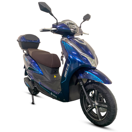 MOTOCICLETE & ATV - Scuter elelctric Blinc Beta B1, 2000W, 72V, culoare negru/albastru