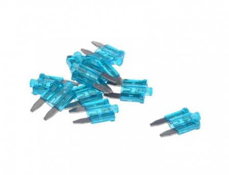 Sigurante - Set 10 sigurante mini 15A, cu led