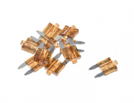 Sigurante - Set 10 sigurante mini 7.5A, cu led