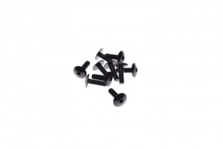 Suspensie Cadru - Set 10 suruburi carene, 6x20mm, culoare negru