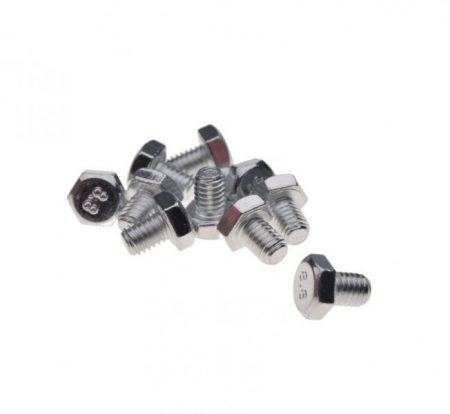 Suspensie Cadru - Set 10 suruburi pinion fata, M6 x 1.0, lungime 8mm