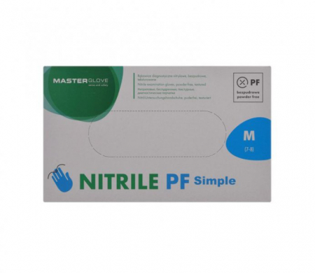 Atelier & Service - Set 100 manusi pentru mecanici, marime M, culoare albastru