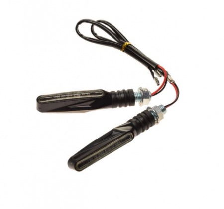 Set semnalizari - Set 2 lampi semnalizare LED, culoare negru, AM1468