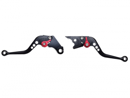 Suspensie Cadru - Set 2 manete frana si ambreiaj reglabile Honda CBR250R/300R/500R/CB500F/X/MSX125 Grom, culoare negru