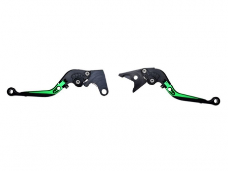 Manete - Set 2 manete frana si ambreiaj reglabile Yamaha R1 02-03/R6 99-04/FZ1 01-05, culoare verde
