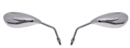 Suspensie Cadru - Set 2 oglinzi moto 8mm MP103-1, M8, culoare crom