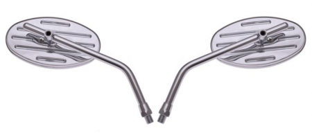 Oglinzi - Set 2 oglinzi moto reglabile, filet M10, cromate, 125x67mm