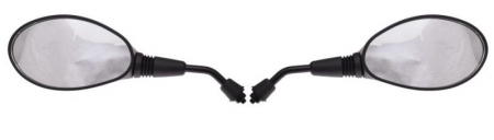 Suspensie Cadru - Set 2 oglinzi moto/scuter filet M8, omologate, culoare negru