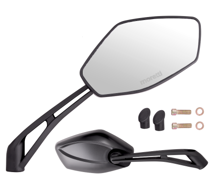 SUSPENSIE CADRU - Set 2 oglinzi moto stanga si dreapta Firefox, filet diametru 8 mm