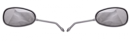 Oglinzi - Set 2 oglinzi ovale, filet M10, cromate, 140x82mm