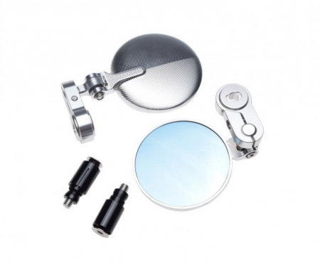 Oglinzi - Set 2 oglinzi Piaggio, Vespa, montaj capat ghidon, diametru oglinda 78mm