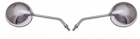 Oglinzi - Set 2 oglinzi rotunde cromate MH019, filet M10 x 1.25