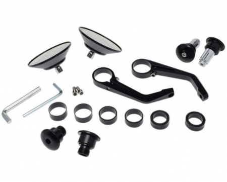 Oglinzi - Set 2 oglinzi rotunde, model universal, montaj capat ghidon