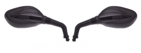 Suspensie Cadru - Set 2 oglinzi universale, filet M8, omologate, culoare negru, 140x80mm