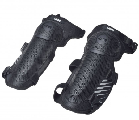 ECHIPAMENTE - Set 2 protectii genunchi HEBE, culoare negru, marime M-XL