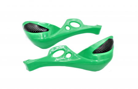 Suspensie Cadru - Set 2 protectii maini, prindere pentru ghidon 22mm, culoare verde