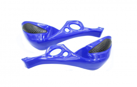 Suspensie Cadru - Set 2 protectii maini, prindere pentru ghidon 22mm, culoare albastru/negru