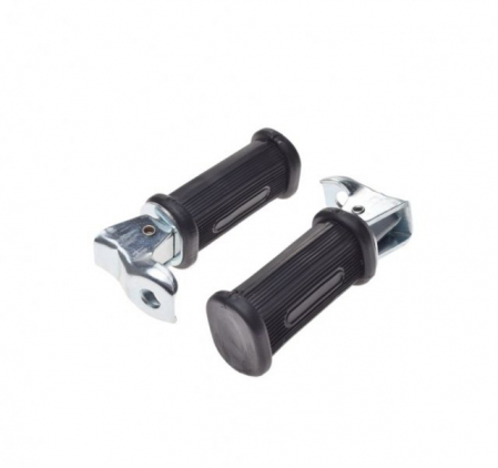 Scarite - Set 2 scarite moto bobber/chopper, universale, culoare negru