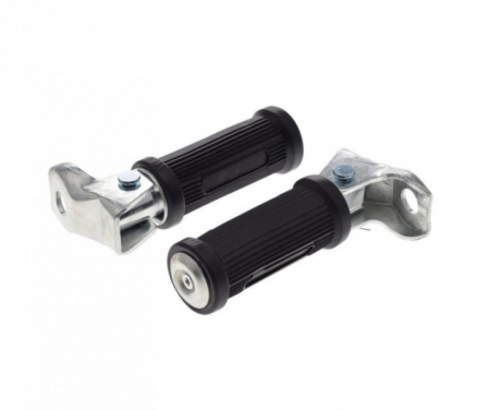 Scarite - Set 2 scarite moto chopper/bobber, universale, culoare negru