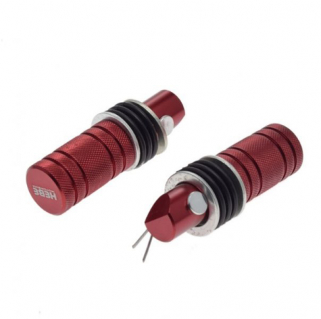 Scarite - Set 2 scarite moto metal, universale, culoare rosu