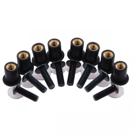 Parbriz - Set 8 suruburi prindere parbriz moto