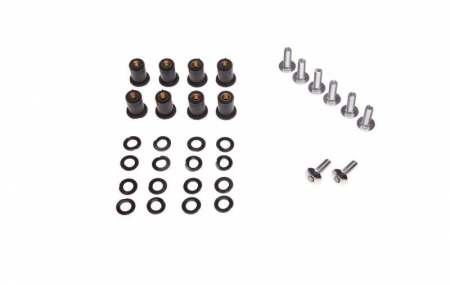 Parbriz - Set 8 suruburi prindere parbriz moto filet M5 x 0.8