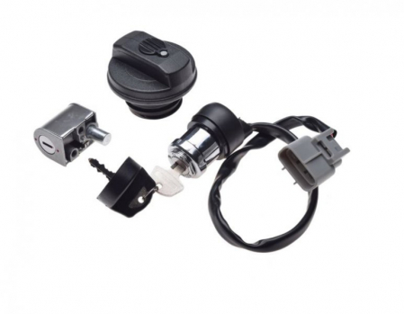 Contact pornire - Set contact cu chei, buson si blocator ghidon Cf Moto 800/1000