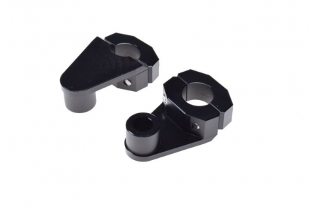 Inaltatore ghidon - Set inaltatoare ghidon 28.5mm (risere), culoare negru, inaltime 60 mm