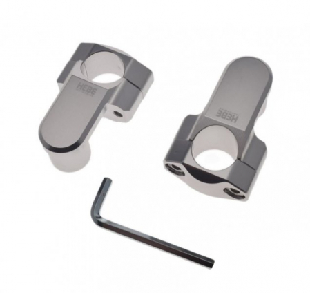 Inaltatore ghidon - Set inaltator ghidon dimensiune 28.6mm, aluminiu polisat