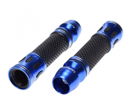 Suspensie Cadru - Set mansoane moto 047, culoare albastru, cauciuc si metal