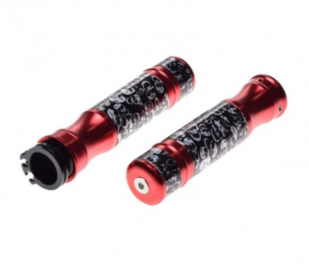 Suspensie Cadru - Set mansoane moto racing 012, culoare rosu/negru